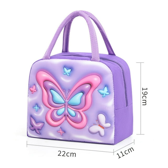 Ice Packs for Lunch Bags Cute Pet Bento Bag for Children with Rice Portable Freshness Preservation Ice Pack Aluminum Foil Thickened Insulation Bag Lunch Box Ice Packs