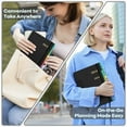 thumbnail image 3 of OMEYA 2026 Planner Weekly and Monthly, Small Planner Jan. 2026 - Dec. 2026, Monthly Planner 5.5 x 8.2in with Inner Pockets, Monthly Tabs, Elastic Closure, Great for Campus, Home & Office, 3 of 8