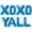 Blue, variant on Letter Balloons - XOXO YALL 16" Inch Alphabet Letters Foil Mylar Balloon Valentines Day Party Banner (Pink)