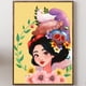 thumbnail image 1 of Cuadros Decorativos 5D bricolaje ronda completa taladro diamante pintura Blancanieves hogar arte decoración (A7163) Wdftyju embutido en tela, 1 of 9