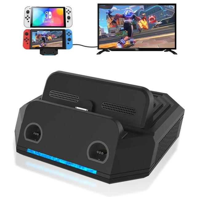 TV Dock for Nintendo Switch & Switch OLED, for Gamecube Gamepad, HDMI TV Adapter Portable Charging Stand