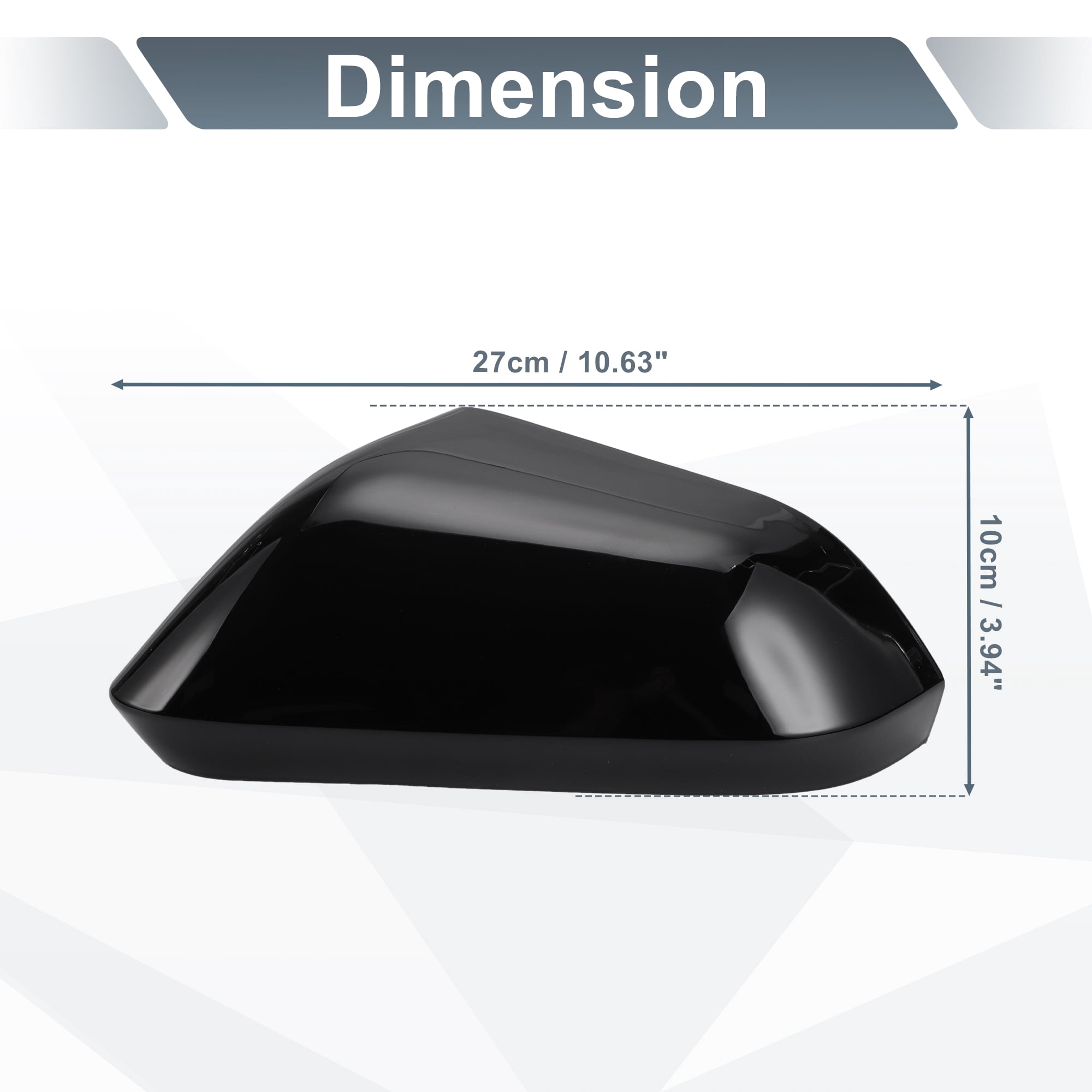 Unique Bargains Left Driver Side Mirror Cover Cap for Lincoln MKZ 2013-2017