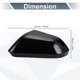 thumbnail image 3 of Reemplazo de tapa de espejo retrovisor izquierdo para automóvil Unique Bargains para Lincoln MKZ 2013-2017 en negro brillante, 3 of 6