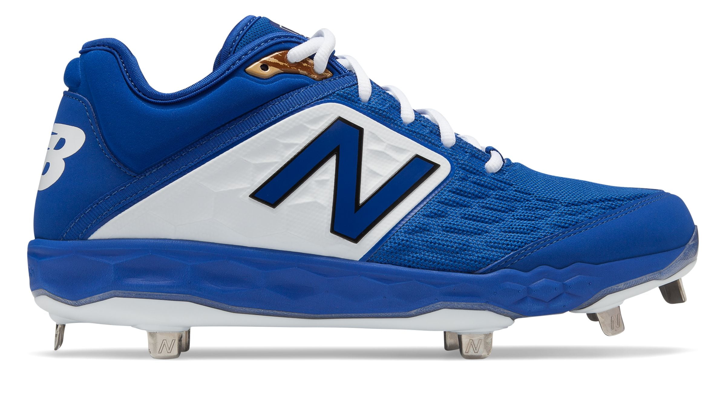 New Balance Low Cut 8v8 Metal Baseball Cleat Mens Shoes Blue ...