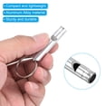 thumbnail image 4 of Uxcell Safety Whistle, Aluminum Outdoor Survival Whistle for Hiking, Silver, 4 of 5