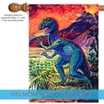 thumbnail image 3 of Toland Home Garden Run Dino Run Dinosaurs Dinosaur Flag Double Sided 28x40 Inch, 3 of 5