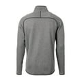 thumbnail image 3 of Men's-Cutter & Buck  Heather Gray Portland Timbers Big & Tall Mainsail Sweater-Knit Full-Zip Jacket, 3 of 3