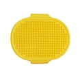 thumbnail image 1 of Methold Peine de cepillo para perros con anillo ajustable Cepillos ergonómicos Aseo Guante en forma de mano Ducha Baño Suministros de Suministros para perros amarillo/1 pieza, 1 of 6
