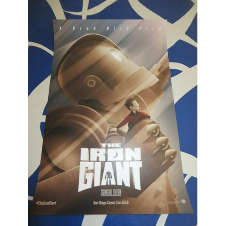 Iron Giant 2016 Sdcc Exclusive 2 Sided Mini Movie Poster