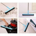 thumbnail image 6 of WOVTE Floor Squeegee,3Parts Long Handle Rubber Wiper Clean Scraper Water Squeegee Wet Room Mop Window Squeegee for Garage Bathroom Shower Floor (Blue), 6 of 6