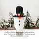 thumbnail image 4 of Funda de felpa para botella de vino, árbol de Navidad, barba, ropa a prueba de polvo, sombrero de champán puntiagudo, manga de botella de vino Kits de decoración para fiestas Muñeco de nieve Injueey HA068793-04, 4 of 6