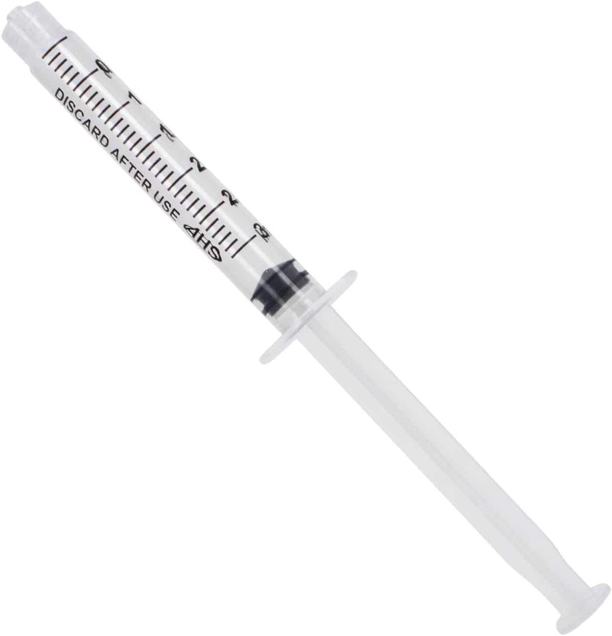3mL Luer Lock Syringe (100 Pack), Sterile, Individually Wrapped, Syringes for Liquid, Scientific Labs, Feeding Syringes for Pets, Measurement, Medicine, Dispensing, & Oral, Clear