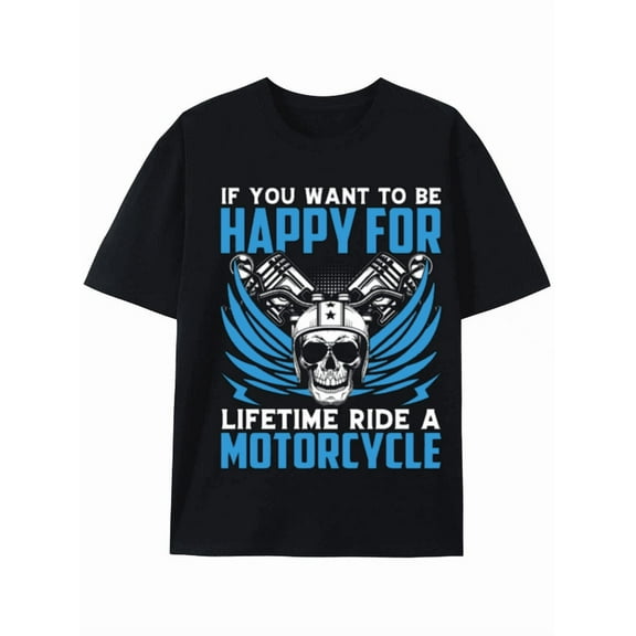 Motorcycle Enthusiast's Happy Ride T-shirt
