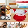 thumbnail image 4 of Kosbon Chicken Shredder, Breast Shredder Tool Twist, Transparent Lid, Anti-Slip Ergonomic Handle Heat Resistant BPA Free Meat Shredder Claws, 4 of 7