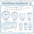 thumbnail image 2 of 172Pcs Seashell Party Supplies Include Seashell banner-Seashell Party Plates-Napkins-Cups-Straw-Cutlery and Beach Tablecloth for The Summer I Turned Pretty Party Decor for 24 GuestS, 2 of 6