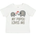 thumbnail image 3 of Inktastic My Papou Loves Me Grandchild Boys or Girls Toddler T-Shirt, 3 of 5