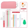 thumbnail image 3 of UzecPk Crochet Essentials Set with 14 Crochet Hooks & 20 Stitch Markers, 49 Pieces, 3 of 7