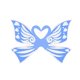 thumbnail image 2 of Alas de hadas Yinane de mariposa disfraz para niñas azul, 2 of 8