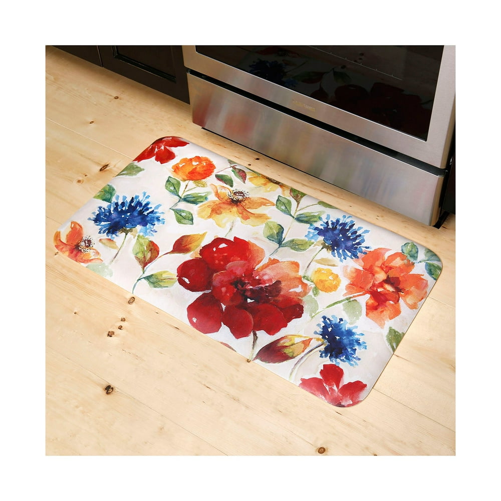 Oversized Comfort Series 20"x36" Antifatigue Kitchen Mats (Botanical