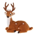 thumbnail image 1 of Langgg Simulation Christmas Elk Plush Reindeer Model Toy Light Brown Male Sitting, 1 of 8