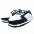 thumbnail image 2 of Sneaker Slippers in Black Dunks Look – One Size Fits Most Comfy adult slippers for men and women, 2 of 3