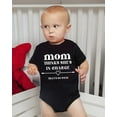 thumbnail image 3 of Mom Thinks She's in Charge, Funny Cute Baby Shower Baby Bodysuit Infant Romper Onesie Creeper Newborn, Baby Shower Gift for Newborns, 3 of 3