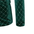 thumbnail image 4 of Dovford Velvet Blazer for Men Slim Fit One Button Sport Coat Tuxedo Jacket for Prom Wedding Party Dinner, 4 of 6