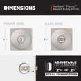 thumbnail image 4 of Juego de 10 Pomos de Puerta Kwikset Pismo en Níquel Satinado con Llave, 4 of 7