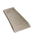 Suncast SB24 Decorative Rain Gutter Downspout Garden Splash Block, Light Taupe