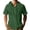 Green, variant on Men's Hoodies Loose Fitted V Neck Short Sleeve Rayon Nylon Casual Tops with Pockets Solid Color