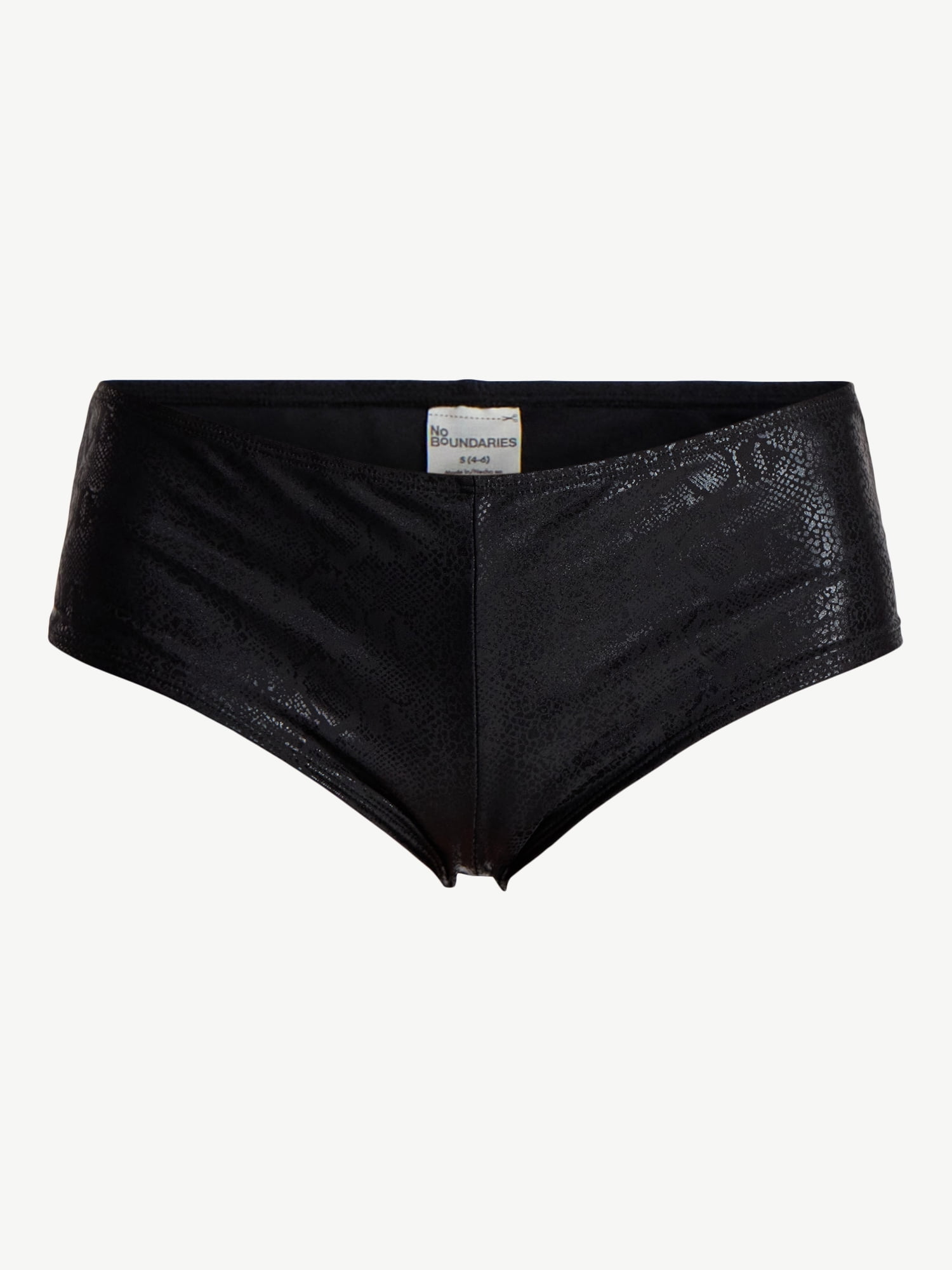 No Boundaries Boyshort Hipster Bikini Bottoms, Women’s