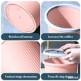 thumbnail image 5 of Striped Trash Can, 23.5cm Waste Bin with Bag Retainer Ring for Kitchen Bathroom Bedroom, 5 of 5