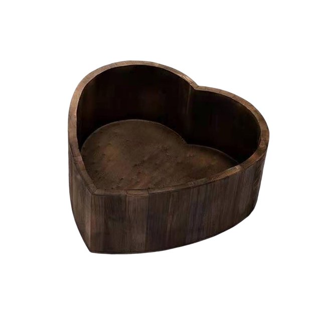 Newborn Baby Photography Baskets Photo Props Accessories Background Basin Wooden Coffee