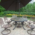 thumbnail image 2 of Oakland Living Stone Art Deluxe Patio Dining Set - Seats 6, 2 of 3