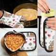 thumbnail image 5 of Yayeee Oven Mitts and Pot Holder Set of 2 Heat Resistant Kitchen Gloves Baking Hot Pad, Brown Nordic Christmas, 5 of 5