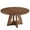Walnut, variant on Fnova 47" Round Dining Table for 4 People, Modern Farmhouse Wooden Kitchen Table, Walnut (Chairs Not Included)