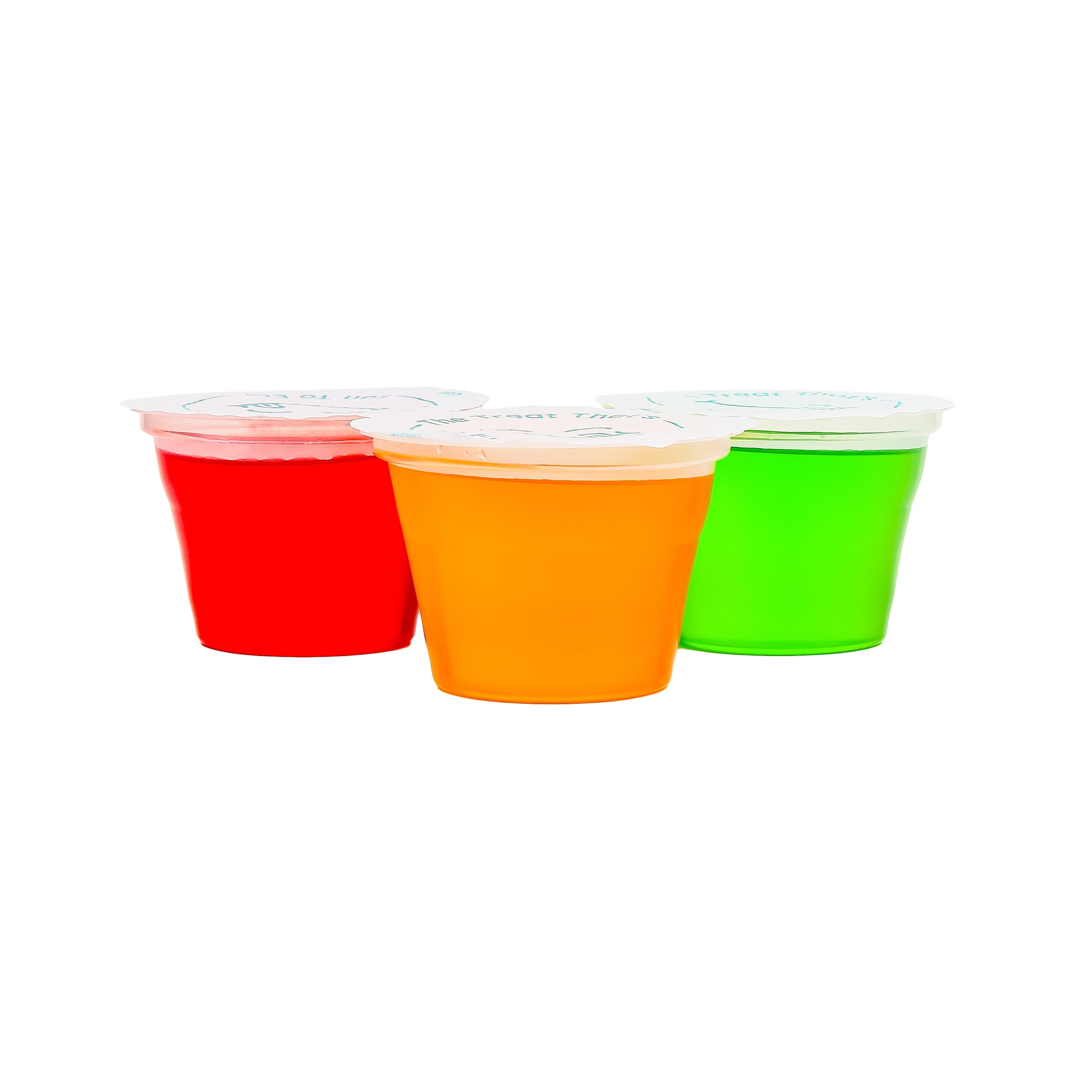 Senor Rico Assorted Sugar Free Tropical Gelatin Refrigerated Snack Cups, 3.25 oz, 12 pack, Peanut-Free