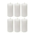 thumbnail image 1 of DDI 1756867 Bougie Pilier Ronde Non Parfumée de 3 Pouces x 6 Pouces - Blanc Caisse de 24, 1 of 3