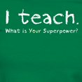 thumbnail image 3 of CafePress - I Teach. What Is Your Superpower? T Shirt - Women's Traditional Fit Dark T-Shirt, 3 of 4