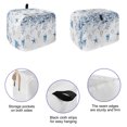 thumbnail image 5 of Blue Eucalyptus Coastal Toaster Cover 2 Slice, Beach Starfish Jellyfish Dustproof Bakeware Oven Protector with Top Hook, Waterproof Small Kitchen Appliance Toasters Dust Cover, 11"x6"x8", 5 of 9