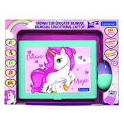 Lexibook Unicorn, Educational and Bilingual Laptop in English/Spanish, Toy for Children with 124 Activities to Learn, Play Games and Music