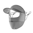 thumbnail image 2 of YAOBAMM Face Guard Hat Extended Brim Solid Color Cycling Headgear with Ear Loop Eyes Exposed Ice Silk Face Guard Perfect for Sports and Outdoor Activities, 2 of 7