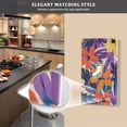 thumbnail image 5 of Yayeee Blank Wall Plate Cover 1-Gang 4.5"x2.7" Home Unused Decorative Outlet, Colorful Painted Flowers Pattern, 5 of 7