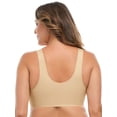 thumbnail image 2 of Joyspun Women’s Wire-Free Bonded Longline Square Neck Bra, Sizes XS-XXXL, 2 of 5