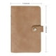 thumbnail image 2 of Cuaderno de cuero PU A6, cubiertas de carpeta de anillas redondas recargables de 6 anillas para cuaderno de papel de relleno A6, carpeta estilo agenda Personal, 2 of 6