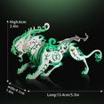 thumbnail image 2 of Rompecabezas 3D de metal FILASLFT, con forma de bolígrafo, para adultos, con adornos, color verde, 2 of 7