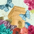 thumbnail image 2 of Pinto, Patricia 12x12 Black Ornate Wood Framed with Double Matting Museum Art Print Titled - Belles Fleurs à Paris II, 2 of 4