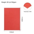 thumbnail image 2 of Unique Bargains 50Pcs Leather Texture Paper Binding Covers, Binding Presentation Covers, 8.5x11 Inches, 8 Mil 65 Lb, Red, 2 of 4