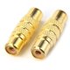 thumbnail image 5 of Adaptador de acoplador RCA hembra a hembra de metal profesional, conector RCA A/V chapado en oro, cambiador de género, convertidor de acoplador de audio y vídeo (paquete de 2), 5 of 5