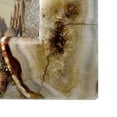 thumbnail image 4 of 9 Inch Accent Photo Frame, Agate Stone, 6 Inch Photo Opening, Brown, White- Saltoro Sherpi, 4 of 5